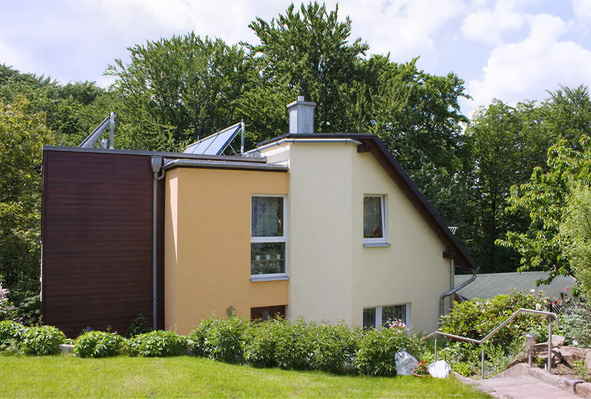 Haus 7 der Ferienwohnungen Pokoj am Waldrand in Dresden-Rochwitz